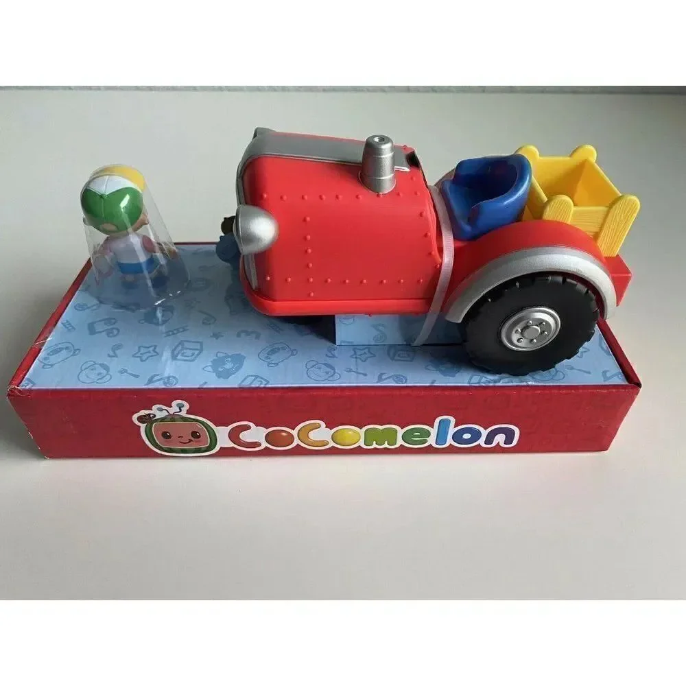 Cocomelon Musical Tractor w/‎ Sounds Old McDonald Had A Farm Song Toy Figure New